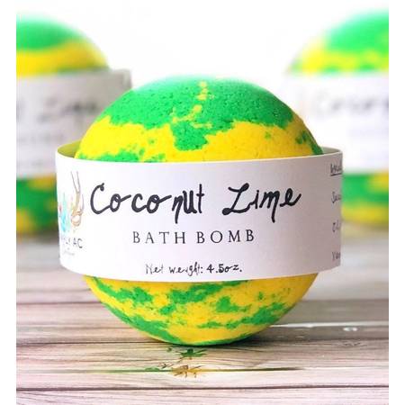 Coconut Lime Bath Bomb — Tropical Escape