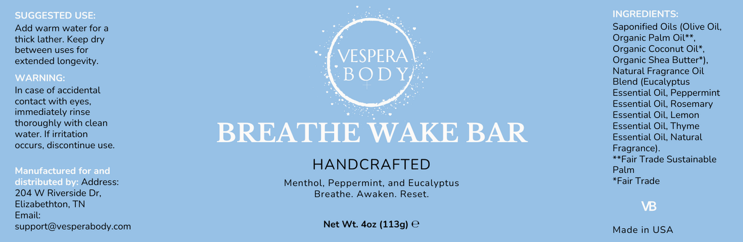 Earth Cleanse Bar (Breathe Wake)