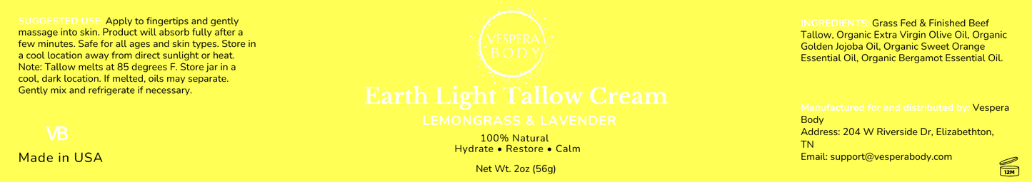 Earth Light Tallow Cream (Bundle)