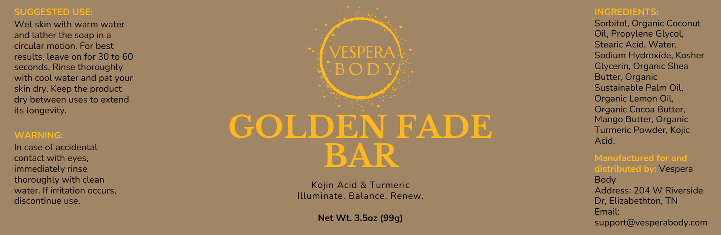Earth Cleanse Bar (Golden Fade)