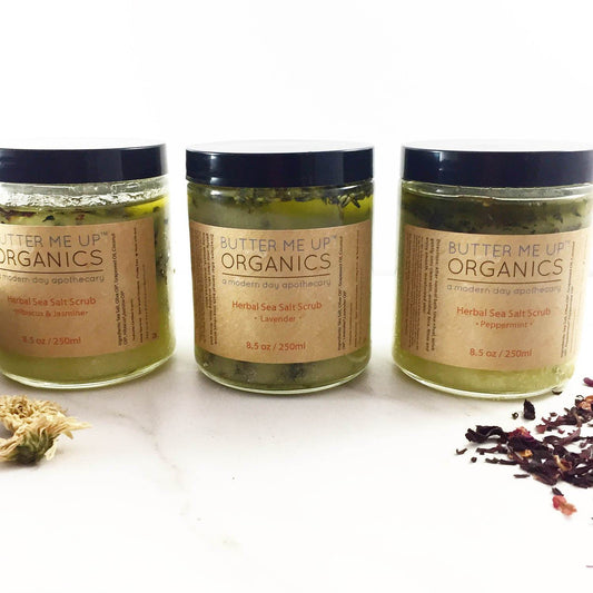 Herbal Infused Sea Salt Body Scrub