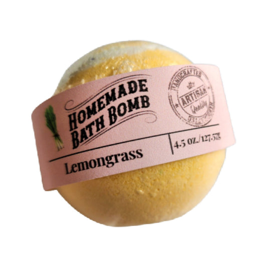Lemongrass Bath Bomb — Spa in a Sphere