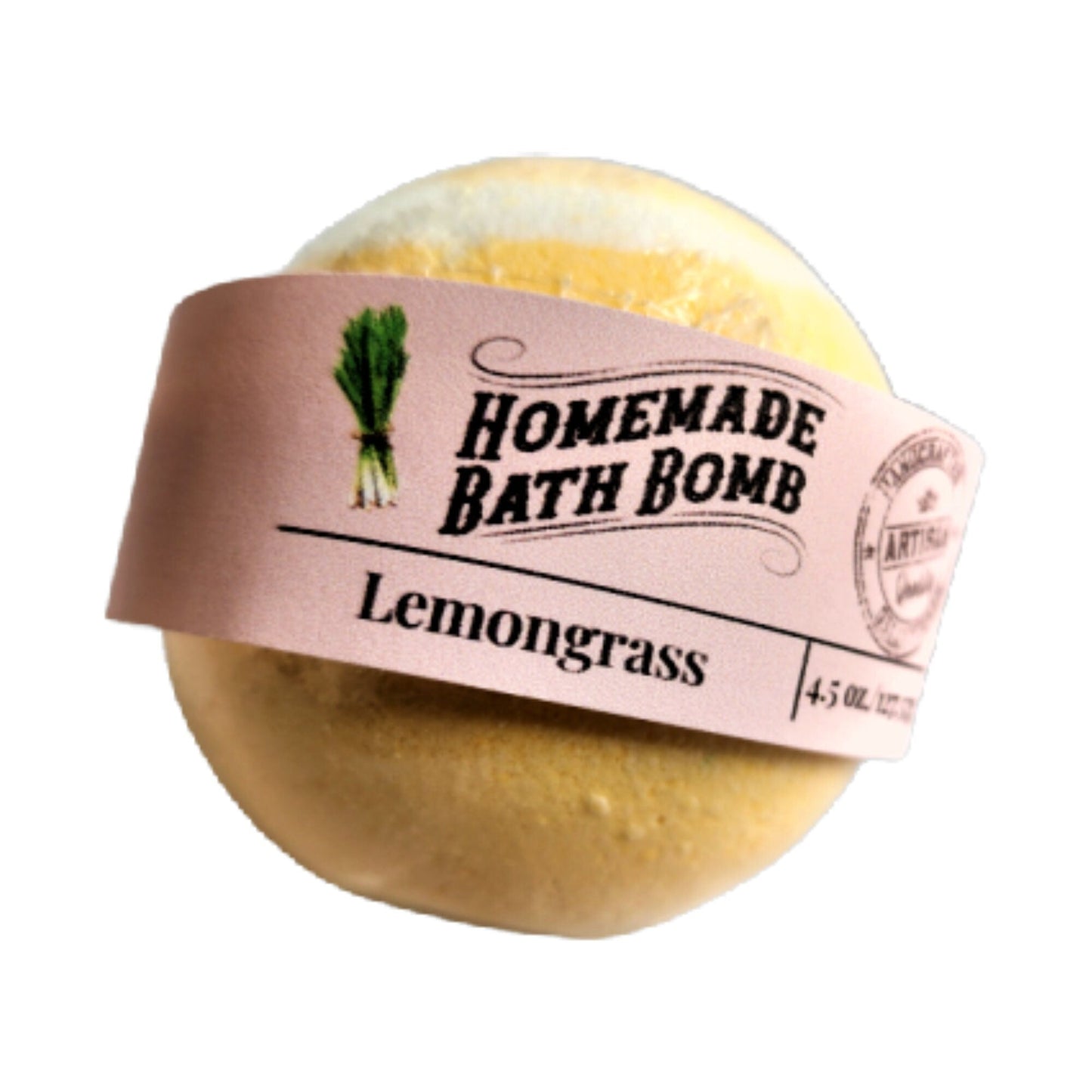 Lemongrass Bath Bomb — Spa in a Sphere